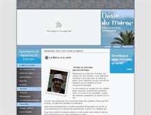 Tablet Screenshot of desirdumaroc.com